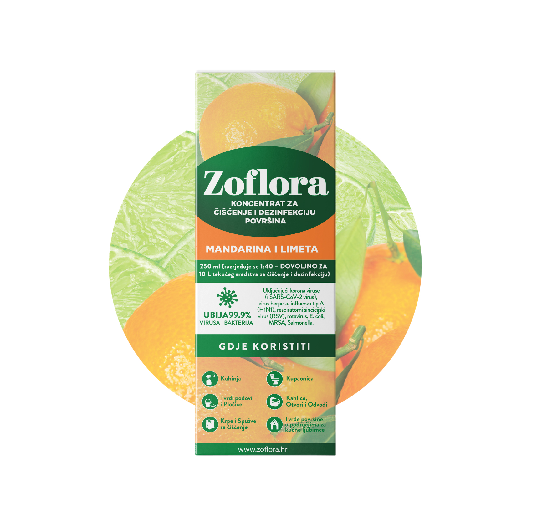 Zoflora Mandarina i limeta